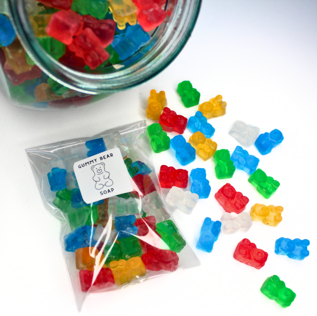 Gummy Bears Soap Gift Set- Set Of 7 –