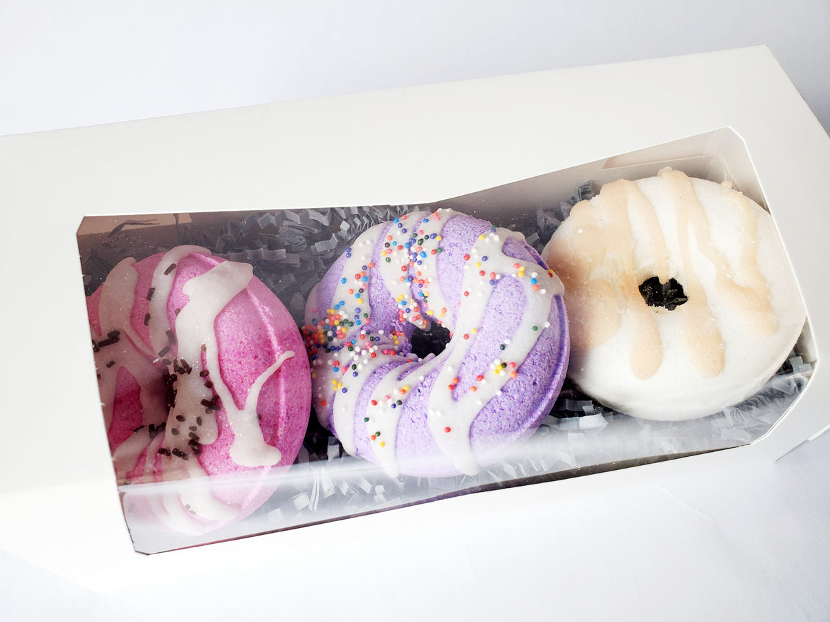 Raspberry Donut Bath Bomb Kit