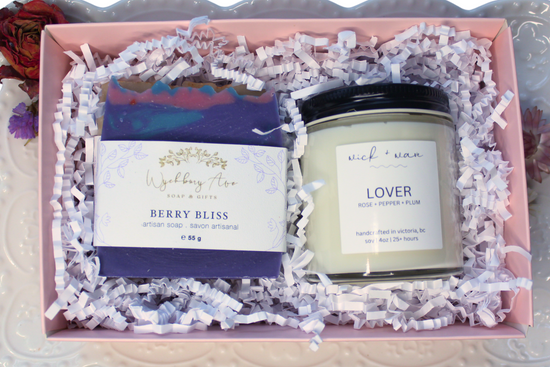 Valentine's Soap & Candle Gift Set