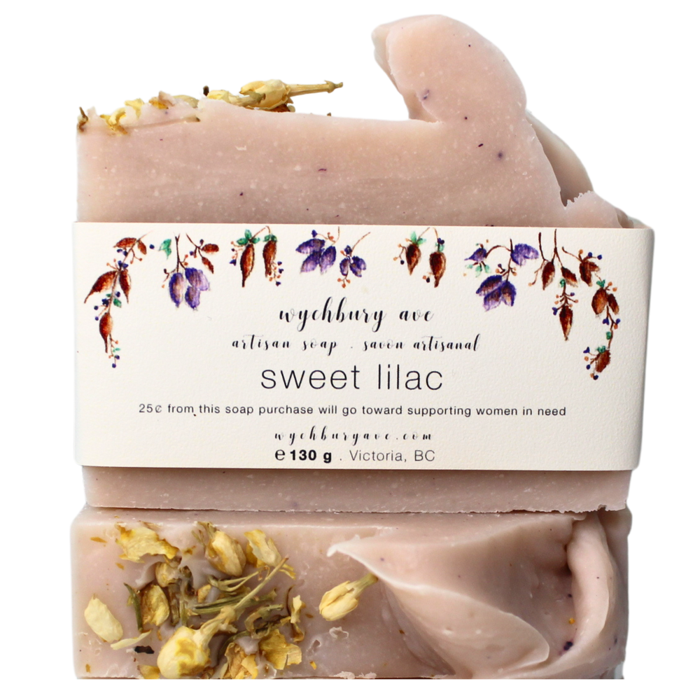 Sweet Lilac Bar Soap | Handmade Lilac Bar Soap | Vegan Lilac Soap | Palm-free Lilac Soap