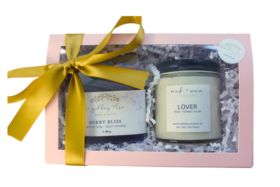 Valentine's Soap & Candle Gift Set