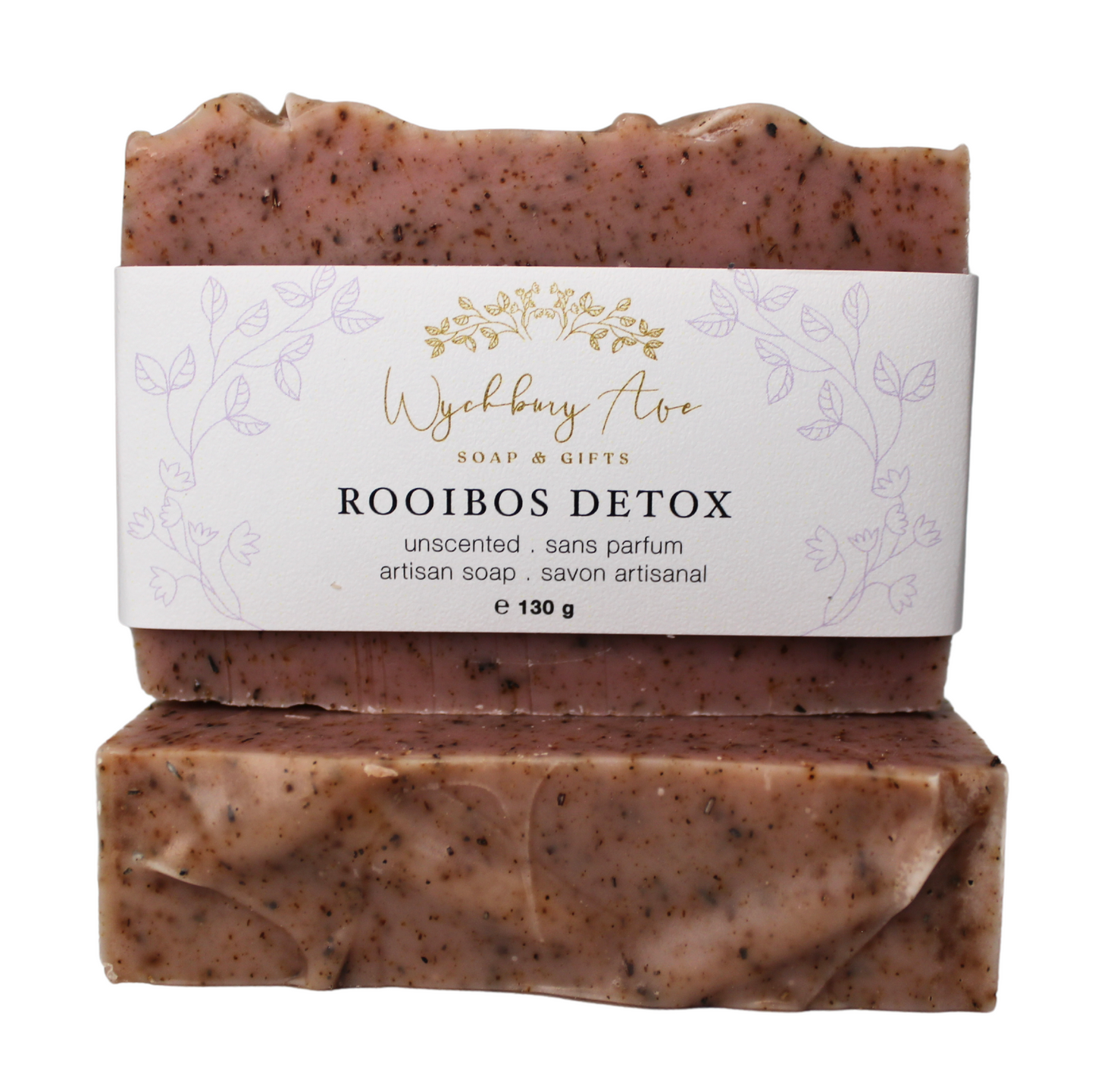 Rooibos exfoliating unscented bar soap